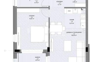 Vânzare - Apartament în Ovcea Kupel 2,  Sofia