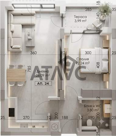 Verkauf - Wohnung in Trakia,  Plowdiw