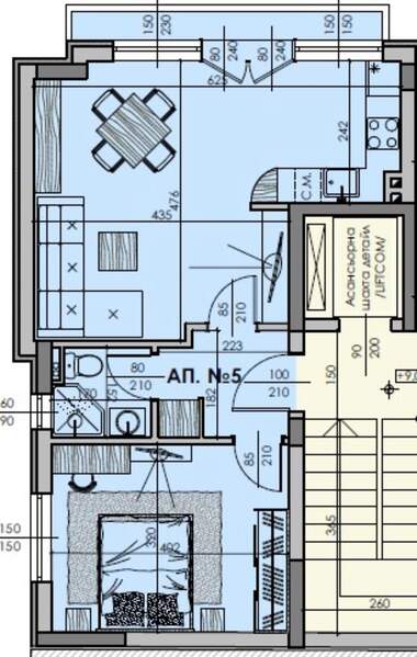 For sale - Apartment in Bolnicata,  Shumen