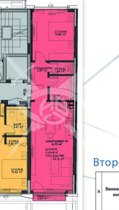 Verkauf - Wohnung in Center,  Sovia