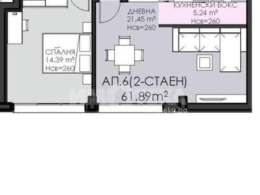 Verkauf - Wohnung in Owtscha Kupel,  Sovia
