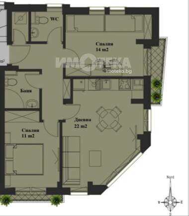 Verkauf - Wohnung in Banischora,  Sovia