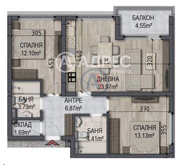 Verkauf - Wohnung in Owtscha Kupel,  Sovia