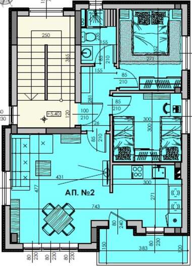 For sale - Apartment in Bolnicata,  Shumen