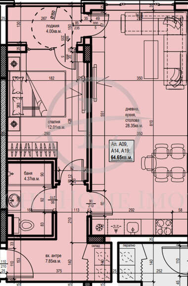 Satış - Apartman olarak Hristo Smirnenski,  Plovdiv