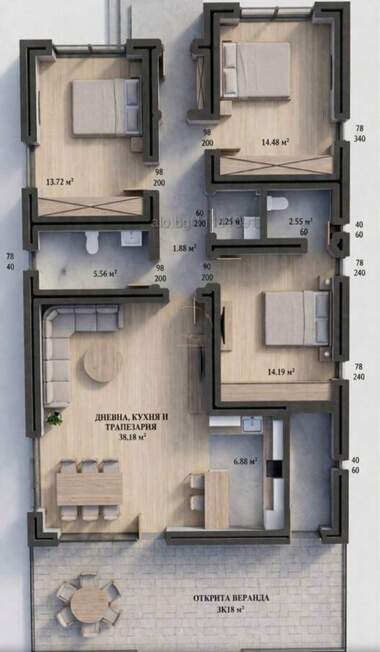 For sale - House in Graf Ignatievo,  Plovdiv