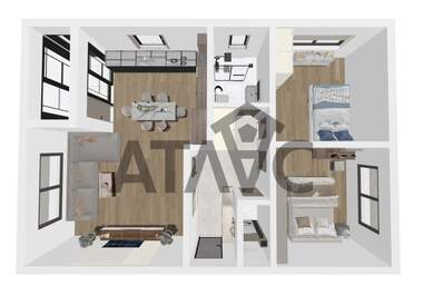 Satış - Apartman olarak Iujen,  Plovdiv