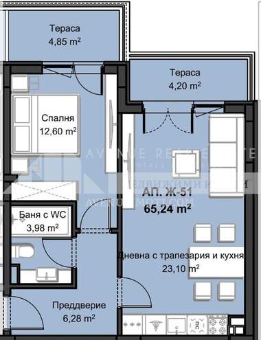 Продажа - Квартира в Христо Смирненски,  Пловдив