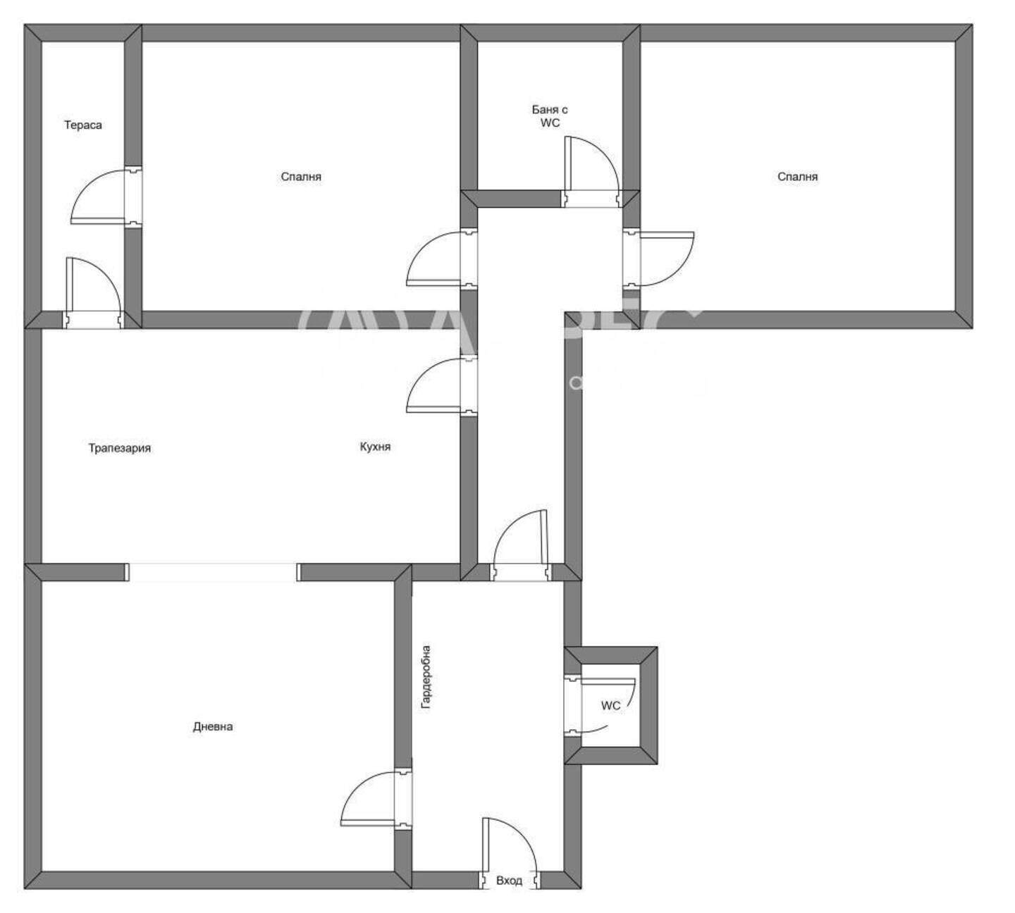Cu trei camere Apartament în Lagera, Sofia – fotografia 4