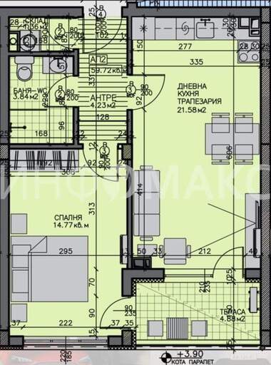 Продажба - Апартамент в Зорница,  Бургас
