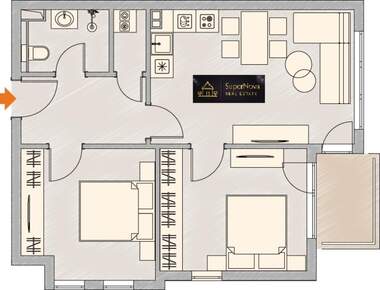 Satış - Apartman olarak Malinova Dolina,  Sofia