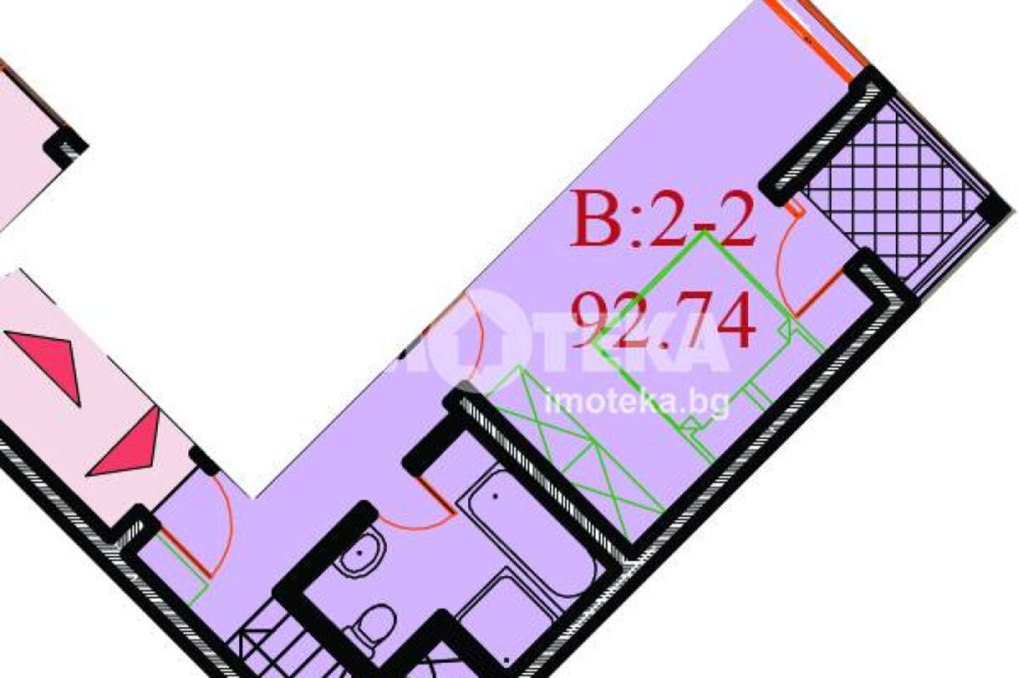 İki odalı Apartman olarak Şkorpilovtsi, Varna – fotoğraf 4