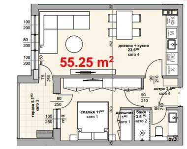 Satış - Apartman olarak Center,  Stara Zagora