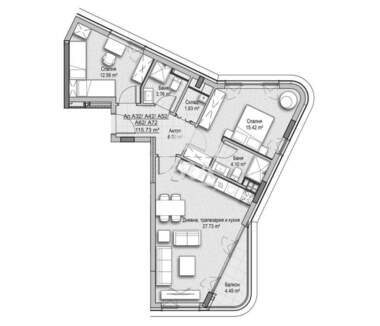 Satış - Apartman olarak Vitoşa,  Sofia