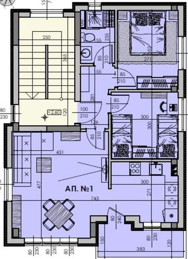 For sale - Apartment in Bolnicata,  Shumen