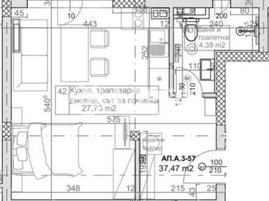 Πώληση - Διαμέρισμα σε Манастирски рид,  Варна