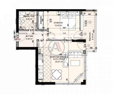 Verkauf - Wohnung in Mladost 1,  Warna