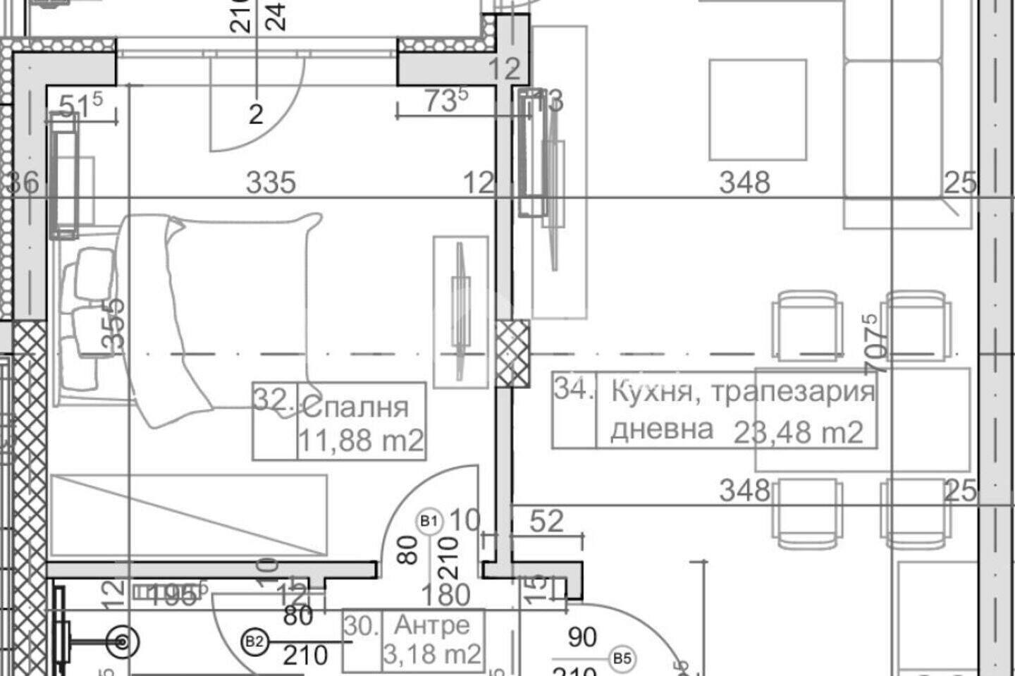 İki odalı Apartman olarak Manastirski rid, Varna – fotoğraf 2