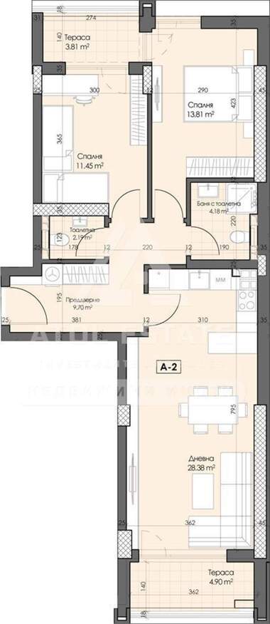 Verkauf - Wohnung in Gagarin,  Plowdiw