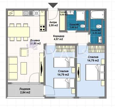 Verkauf - Wohnung in Center,  Sovia