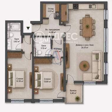 Verkauf - Wohnung in Banischora,  Sovia