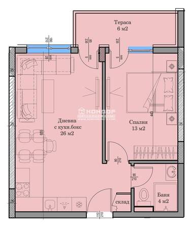 Vânzare - Apartament în Hristo Smirnenski,  Plovdiv