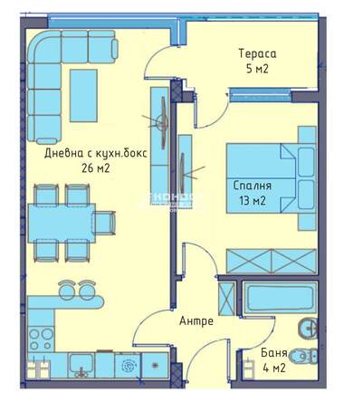 Satış - Apartman olarak Center,  Plovdiv