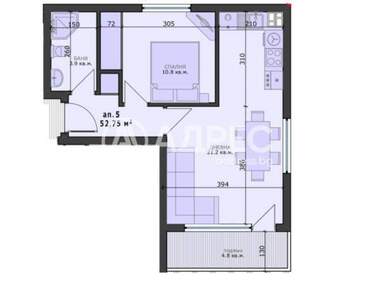Vânzare - Apartament în Văzrajdane 4,  Varna