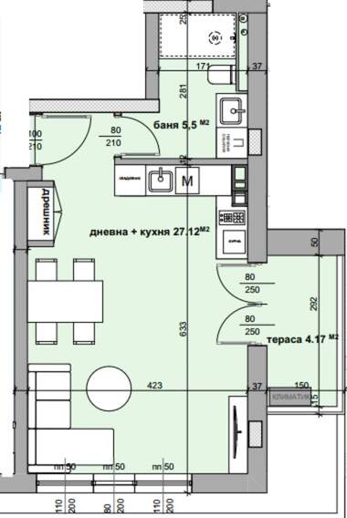 Verkauf - Wohnung in Studentsko gradtsche,  Stara Zagora