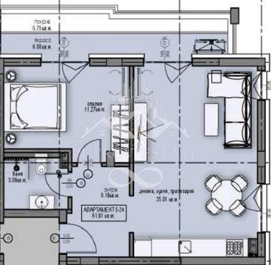 Satış - Apartman olarak Velingrad,  Pazarcik