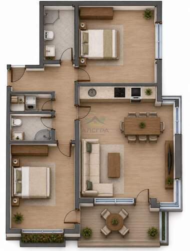 Satış - Apartman olarak Centar,  Pazarcik