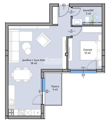 Satış - Apartman olarak Vastaniçeski,  Plovdiv
