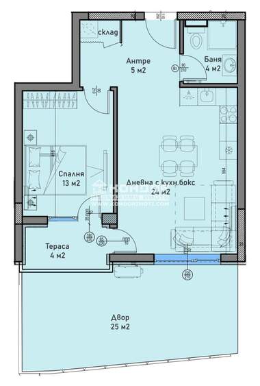 Vânzare - Apartament în Hristo Smirnenski,  Plovdiv
