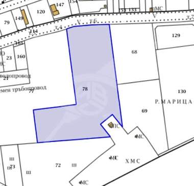 Πώληση - Οικόπεδο για κατασκευή σε Рогошко шосе,  Пловдив