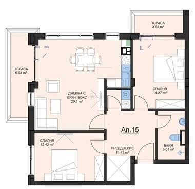 Verkauf - Wohnung in Malinowa Dolina,  Sovia