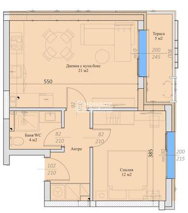 Vânzare - Apartament în Kamenița 2,  Plovdiv