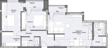 Vânzare - Apartament în Kărșiaka,  Plovdiv