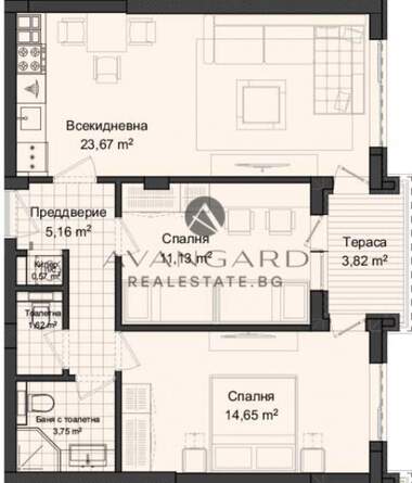 Verkauf - Wohnung in Gagarin,  Plowdiw