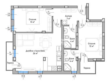 Vânzare - Apartament în Kărșiaka,  Plovdiv
