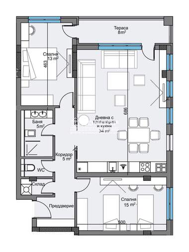 Vânzare - Apartament în Kărșiaka,  Plovdiv