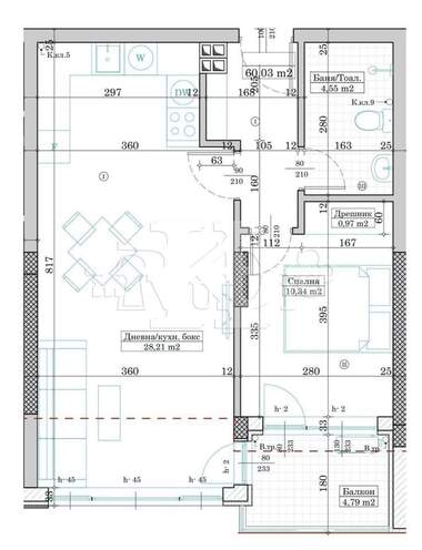 Satış - Apartman olarak Levski,  Varna