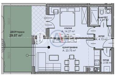 Satış - Apartman olarak Malinova Dolina,  Sofia