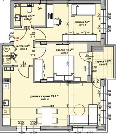 Satış - Apartman olarak Samara-3,  Stara Zagora