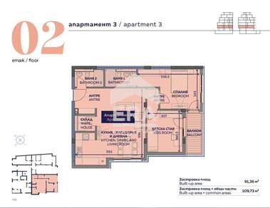 Verkauf - Wohnung in Iztok,  Sovia