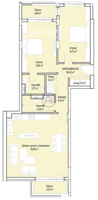 Verkauf - Wohnung in Mladost-4,  Sovia