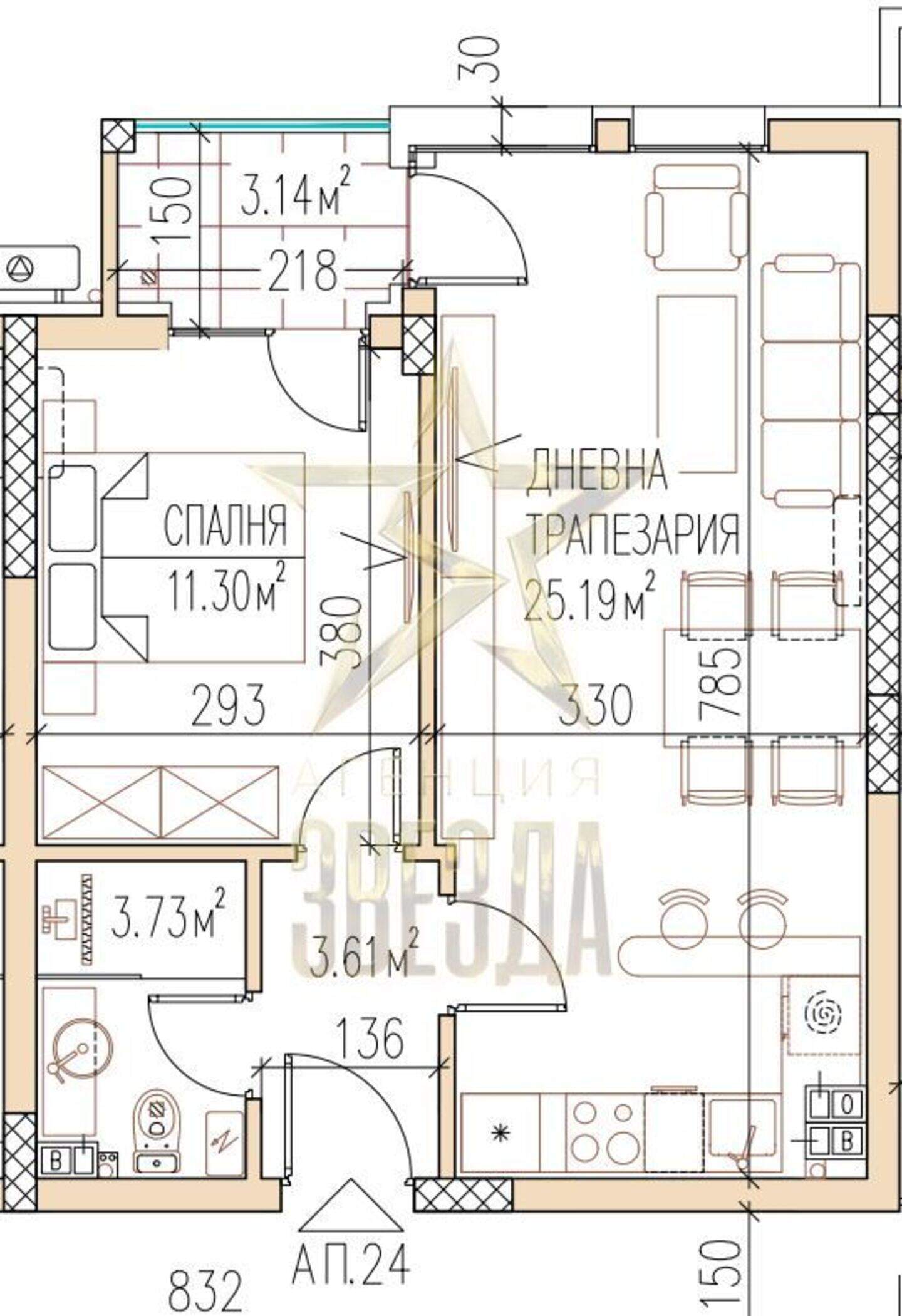Δίδωμο Διαμέρισμα σε Οστρομιλα, Πλοβδιβ – φωτογραφία 4