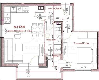For sale - Apartment in Velingrad,  Pazardjik