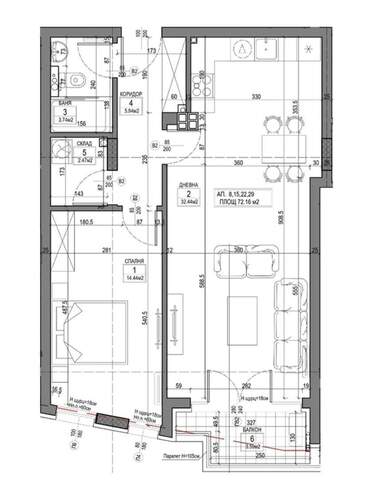 Vânzare - Apartament în Ovcea Kupel 2,  Sofia