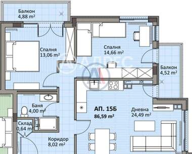 Vânzare - Apartament în Nadejda 2,  Sofia