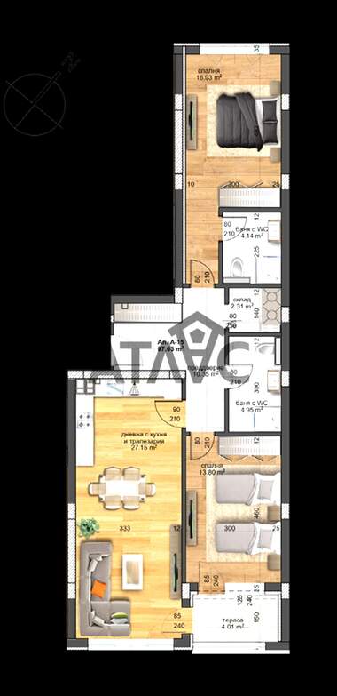 Vânzare - Apartament în Otdih i kultura,  Plovdiv